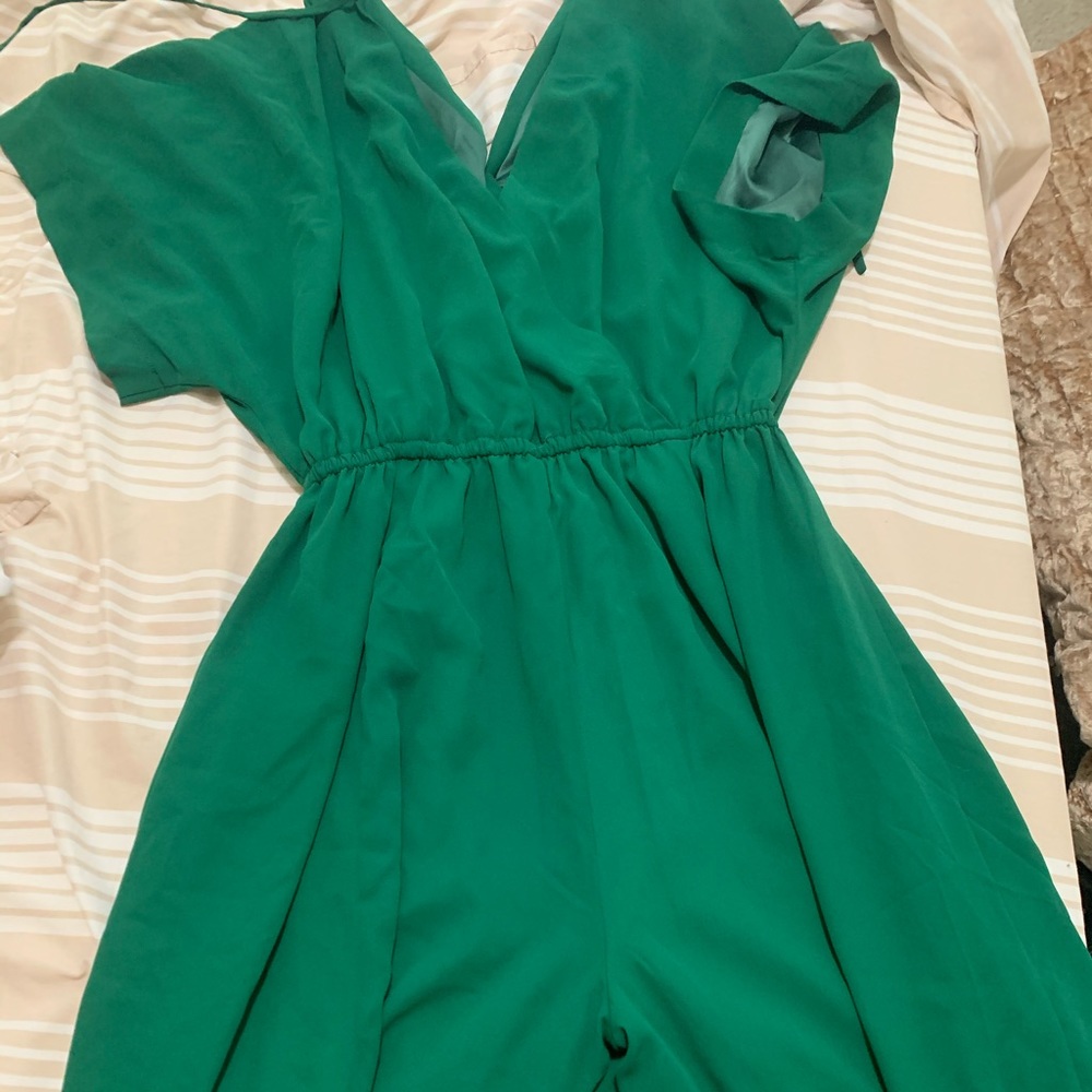 ModCloth green jump suit